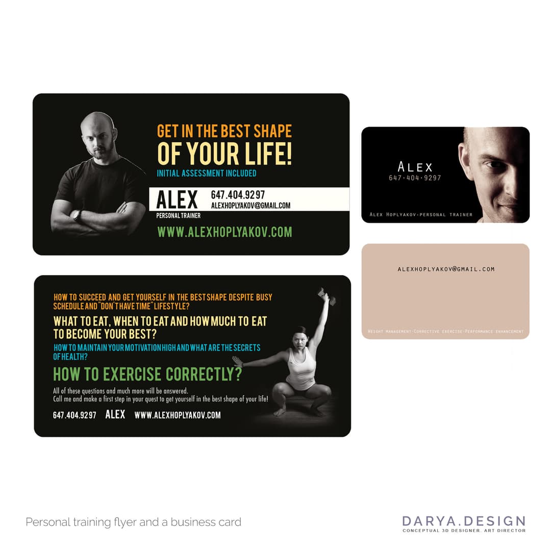 Personal training flyer