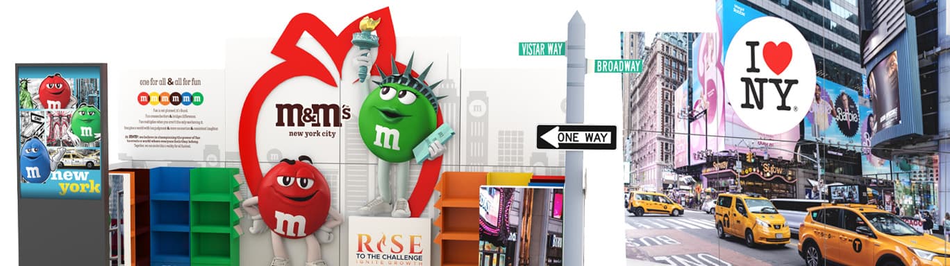 M&M Times Square Pop-Up Shop